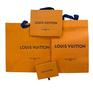 Louis Vuitton Orange and Blue Gift Set